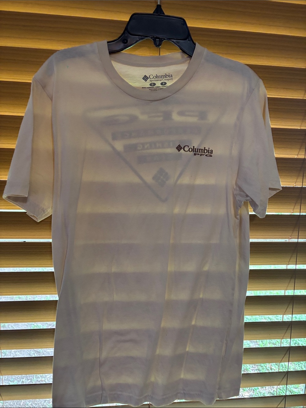 Columbia White Short-Sleeve Logo Tee